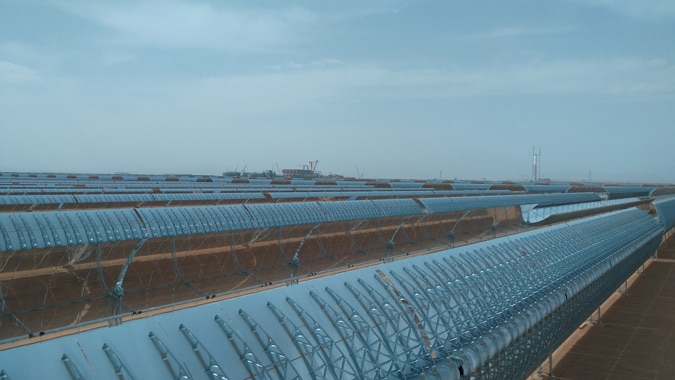 مزارع الطاقة الشمسية